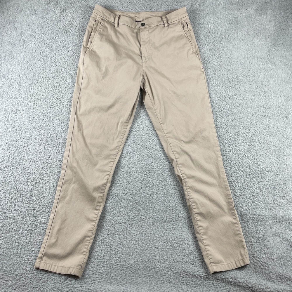 Birddogs Pants Mens 32x32 (Fits 30x30) Khaki Chino Boomstick Golf Trousers